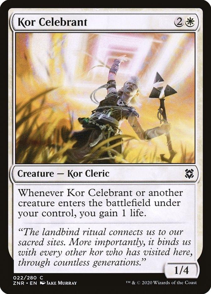 Magic: The Gathering MTG Single Kor Celebrant [Zendikar Rising]