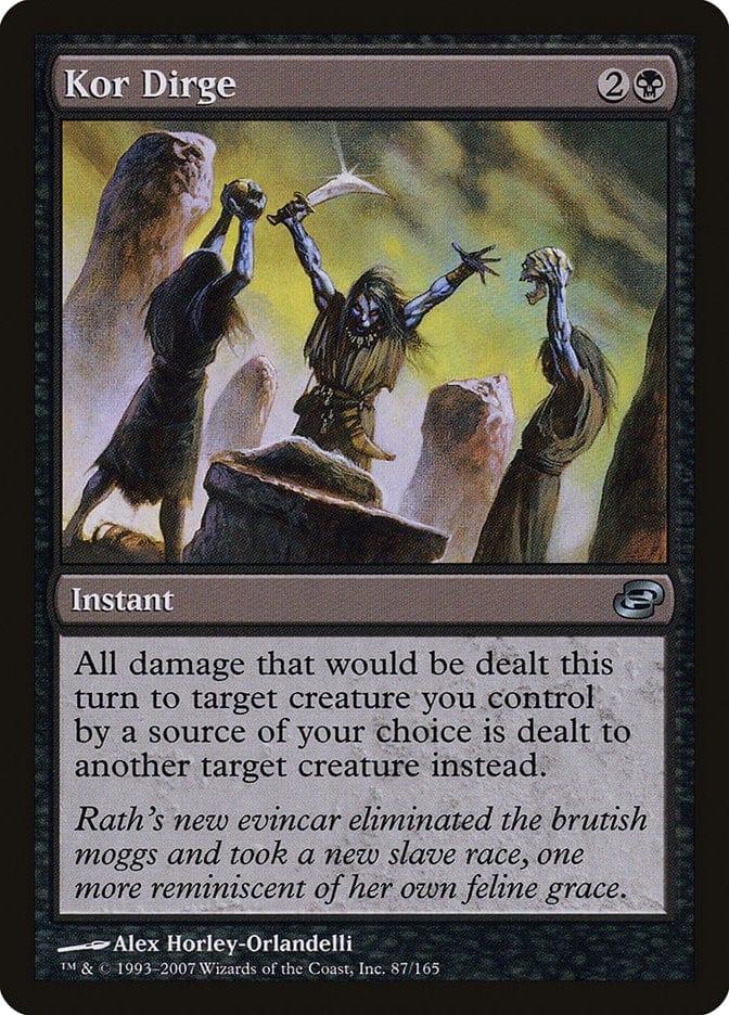 Magic: The Gathering MTG Single Kor Dirge [Planar Chaos]
