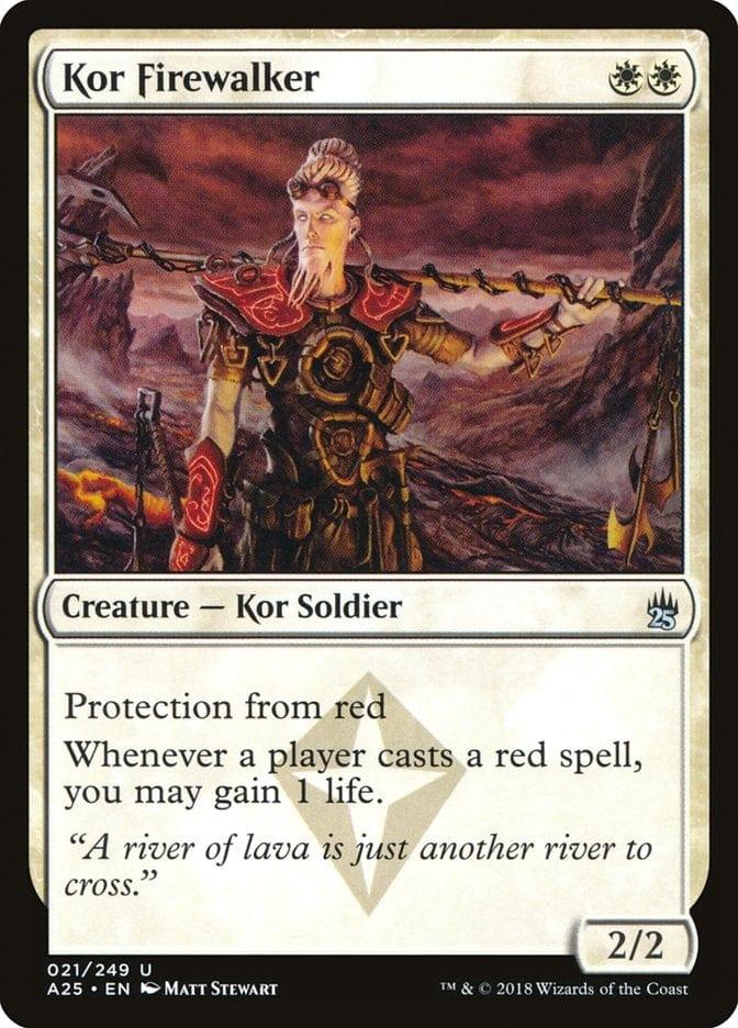 Magic: The Gathering MTG Single Kor Firewalker [Masters 25]