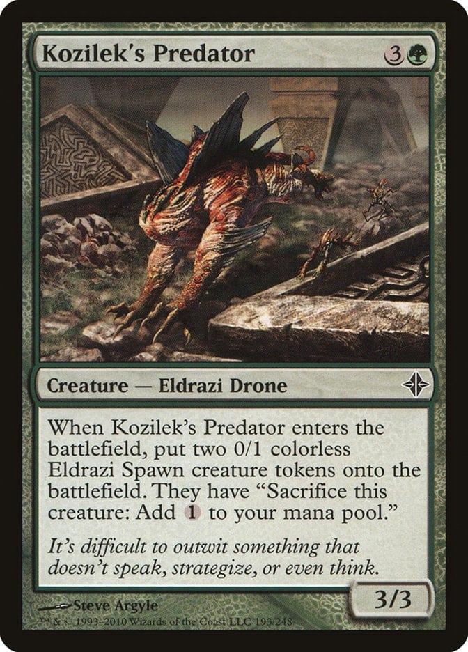 Magic: The Gathering MTG Single Kozilek's Predator [Rise of the Eldrazi]