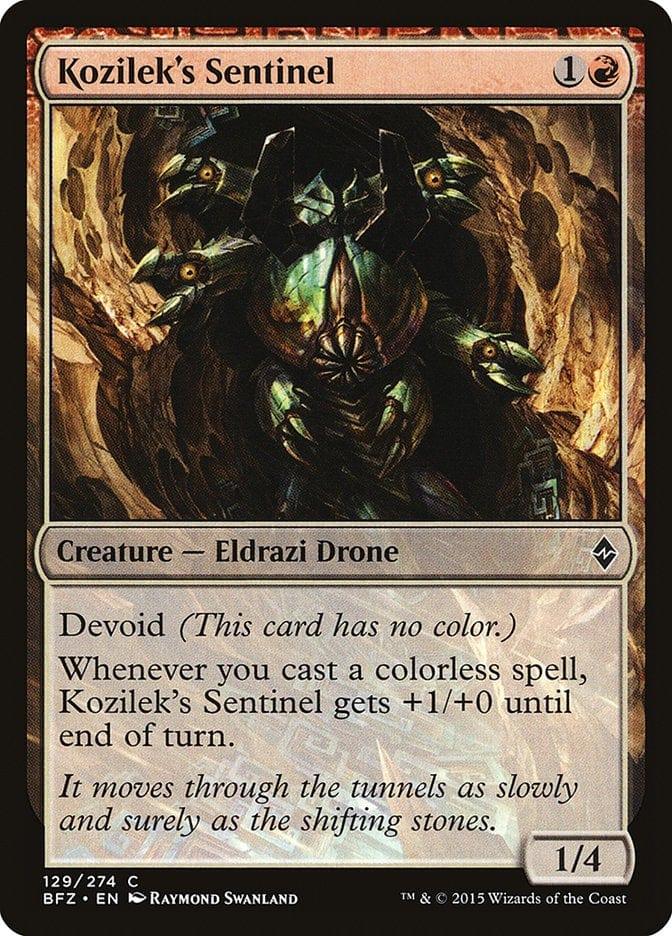 Magic: The Gathering MTG Single Kozilek's Sentinel [Battle for Zendikar]