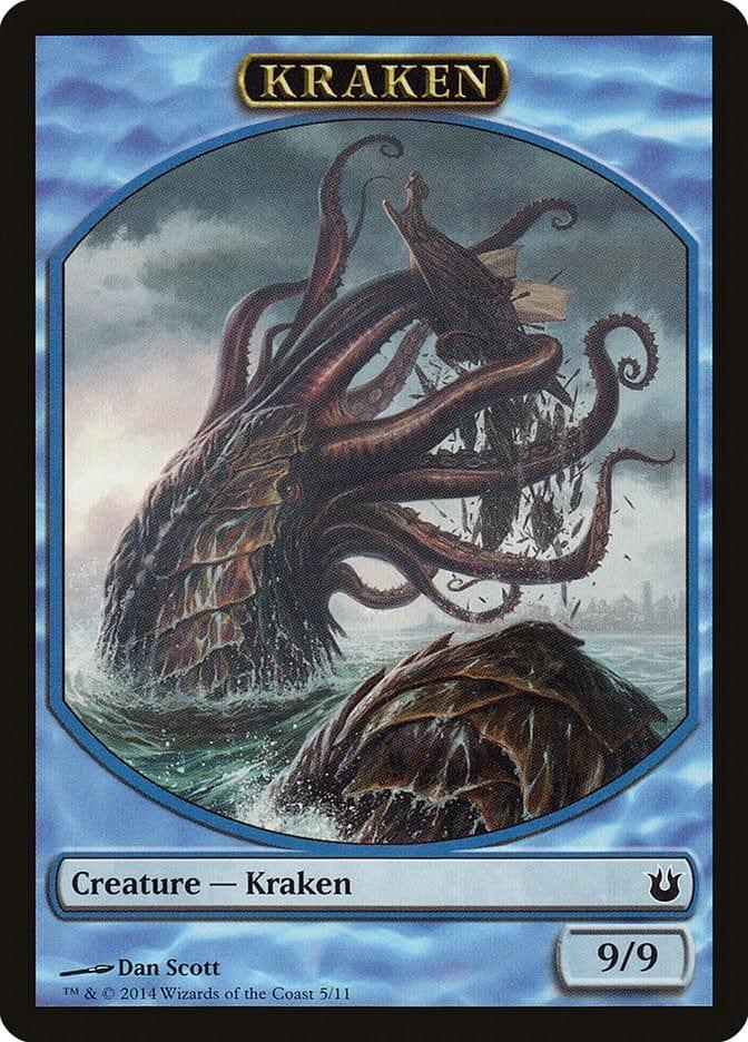 Magic: The Gathering MTG Single Kraken [Born of the Gods Tokens]