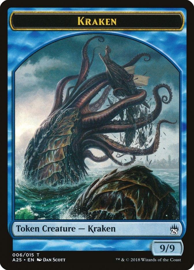 Magic: The Gathering MTG Single Kraken [Masters 25 Tokens]