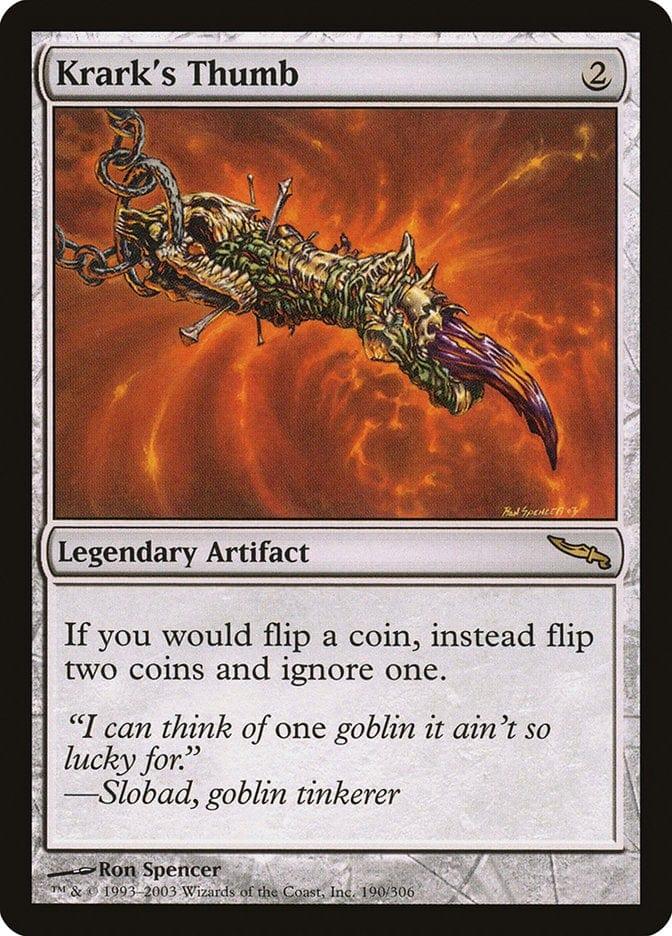 Magic: The Gathering MTG Single Krark's Thumb [Mirrodin]