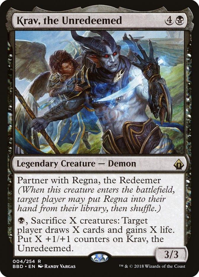 Magic: The Gathering MTG Single Krav, the Unredeemed [Battlebond]