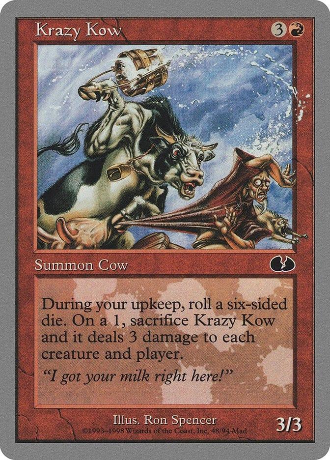Magic: The Gathering MTG Single Krazy Kow [Unglued]