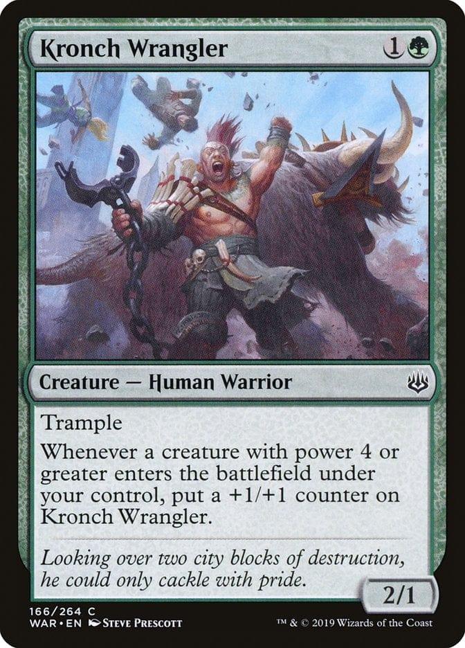 Magic: The Gathering MTG Single Kronch Wrangler [War of the Spark]