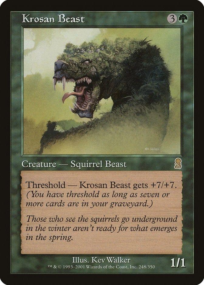 Magic: The Gathering MTG Single Krosan Beast [Odyssey]