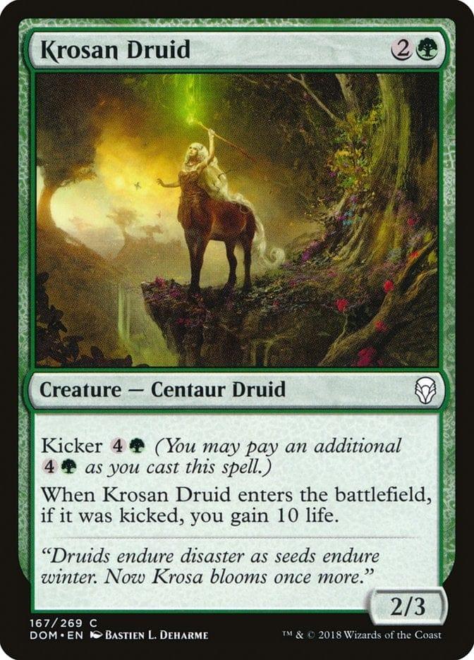 Magic: The Gathering MTG Single Krosan Druid [Dominaria]