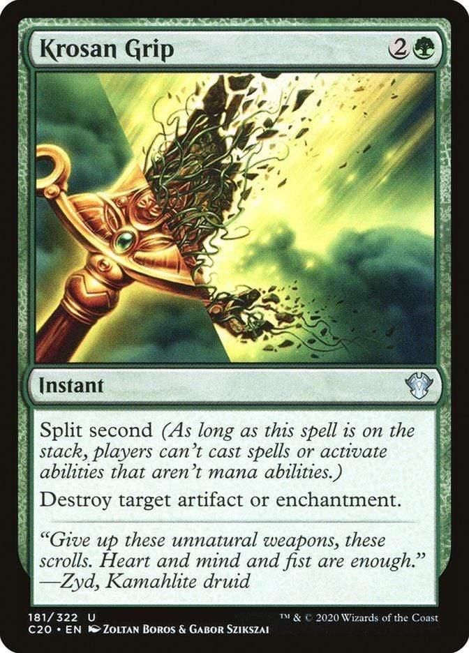 Magic: The Gathering MTG Single Krosan Grip [Commander 2020]