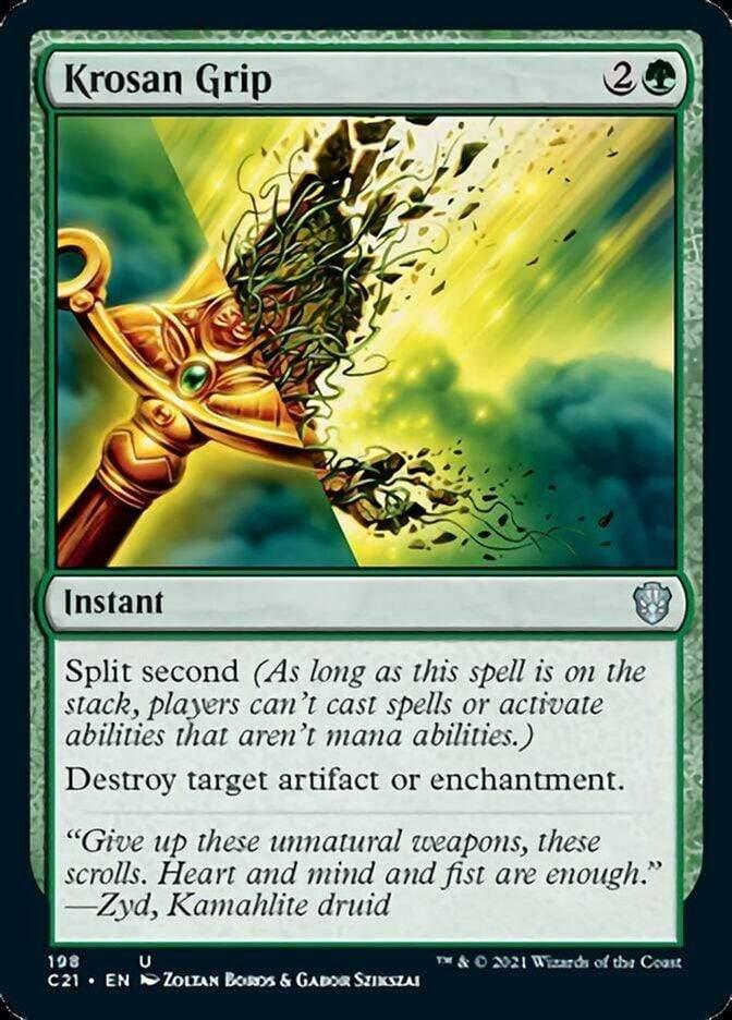 Magic: The Gathering MTG Single Krosan Grip [Commander 2021]