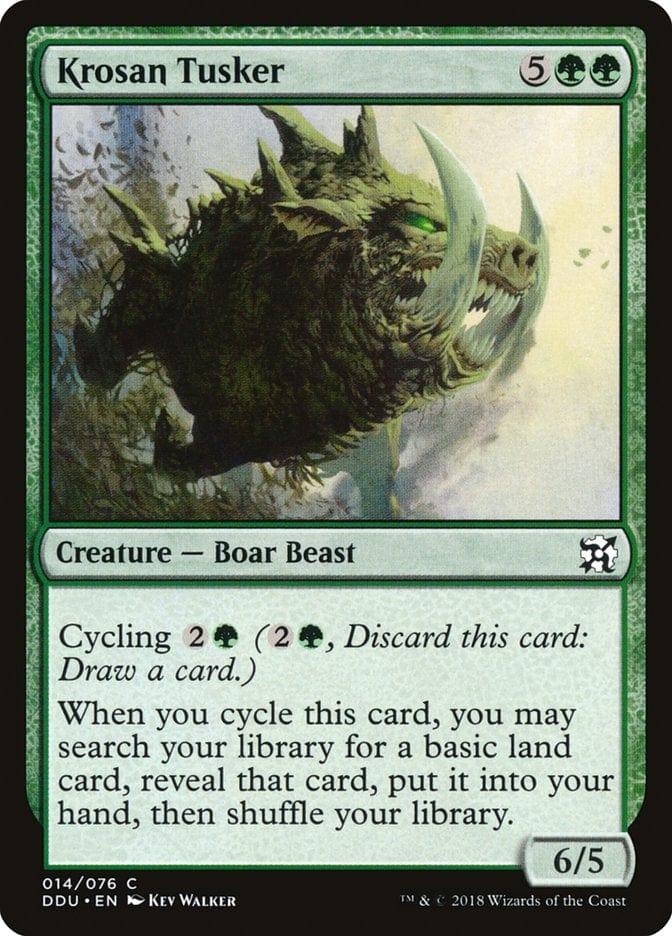 Magic: The Gathering MTG Single Krosan Tusker [Duel Decks: Elves vs. Inventors]