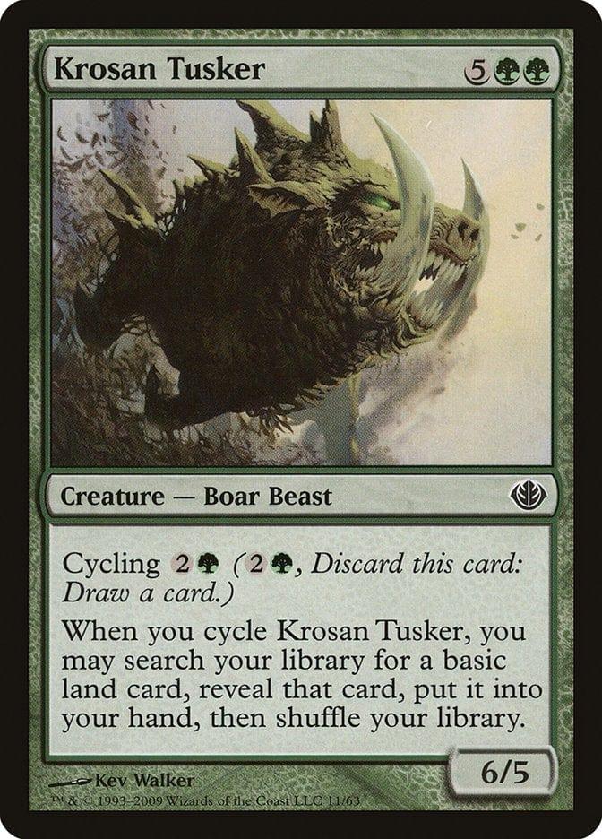 Magic: The Gathering MTG Single Krosan Tusker [Duel Decks: Garruk vs. Liliana]