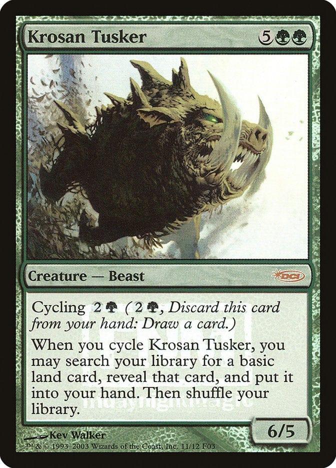 Magic: The Gathering MTG Single Krosan Tusker [Friday Night Magic 2003]