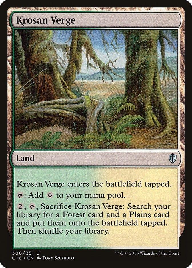 Magic: The Gathering MTG Single Krosan Verge [Commander 2016]