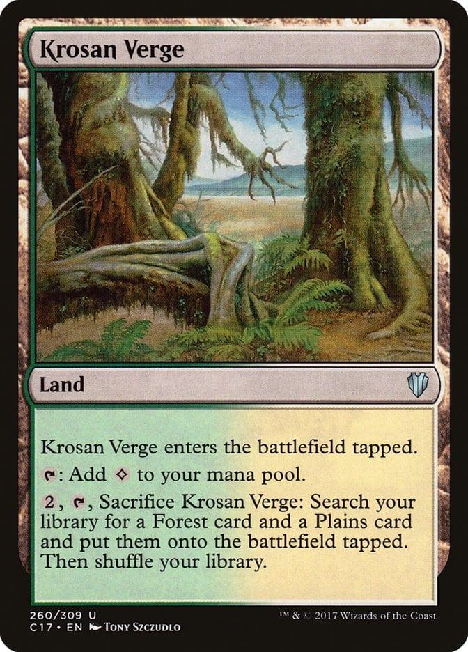 Magic: The Gathering MTG Single Krosan Verge [Commander 2017]