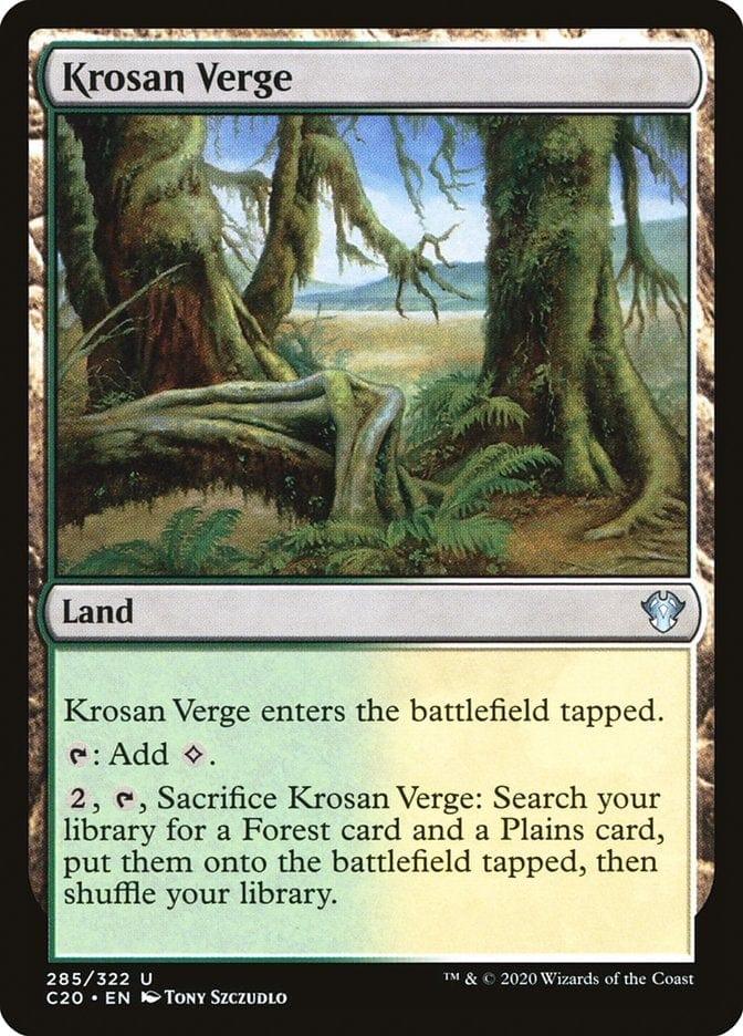 Magic: The Gathering MTG Single Krosan Verge [Commander 2020]