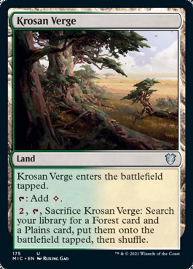Magic: The Gathering MTG Single Krosan Verge [Innistrad: Midnight Hunt Commander]