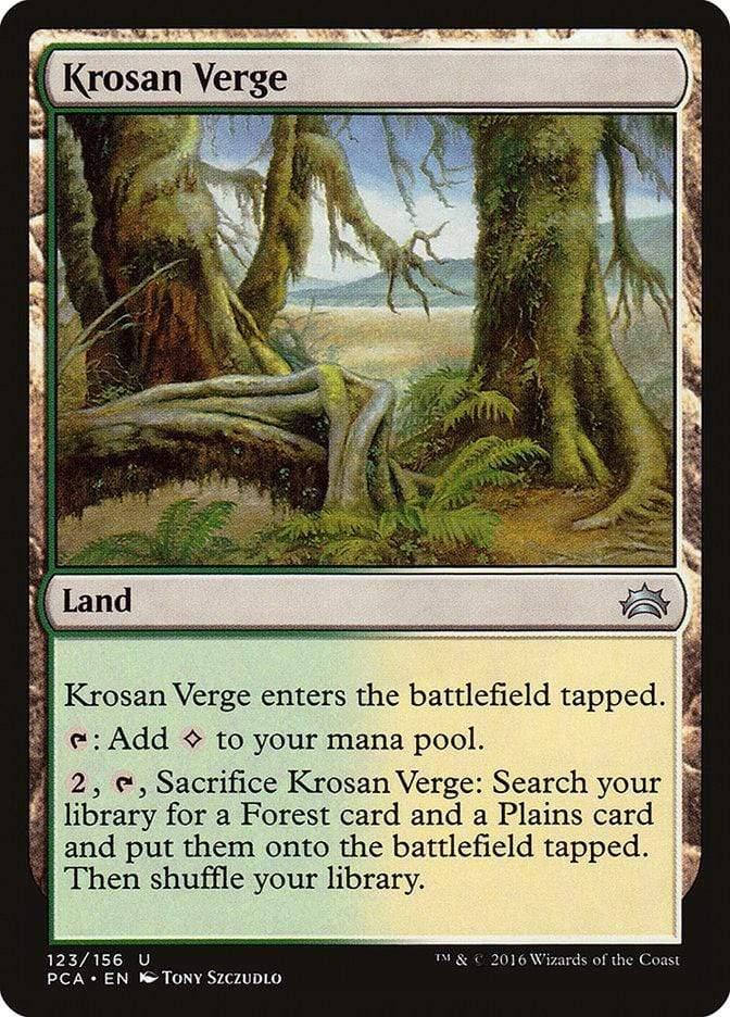 Magic: The Gathering MTG Single Krosan Verge [Planechase Anthology]