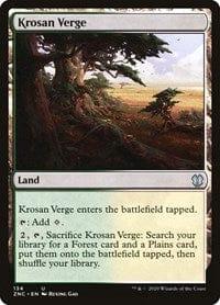 Magic: The Gathering MTG Single Krosan Verge [Zendikar Rising Commander]