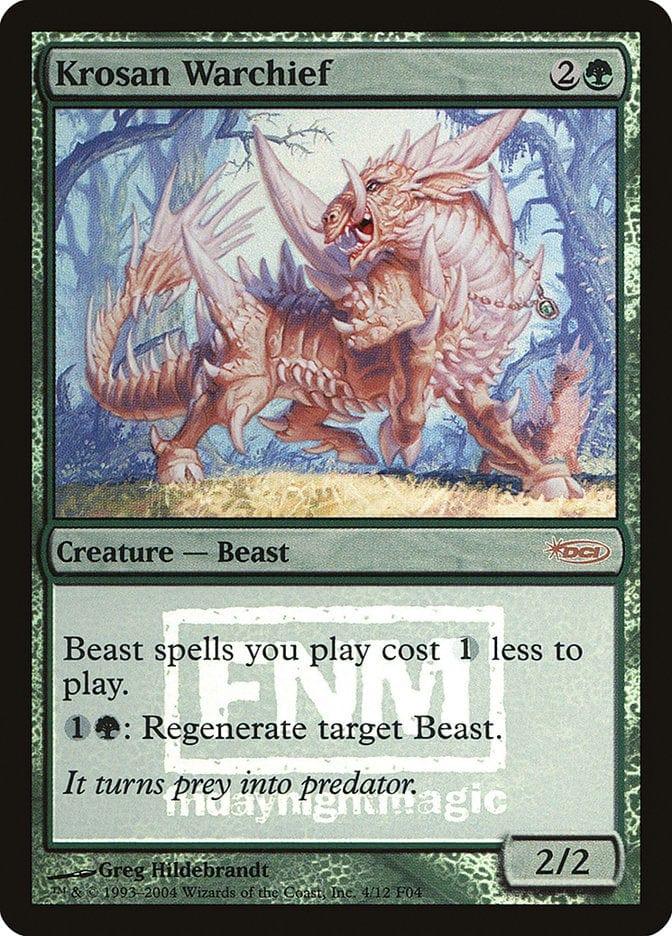 Magic: The Gathering MTG Single Krosan Warchief [Friday Night Magic 2004]