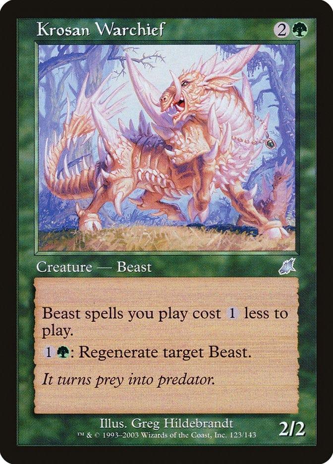 Magic: The Gathering MTG Single Krosan Warchief [Scourge]