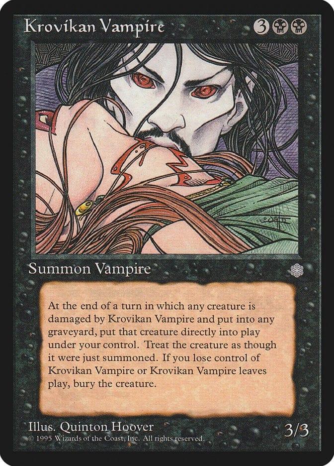 Magic: The Gathering MTG Single Krovikan Vampire [Ice Age]