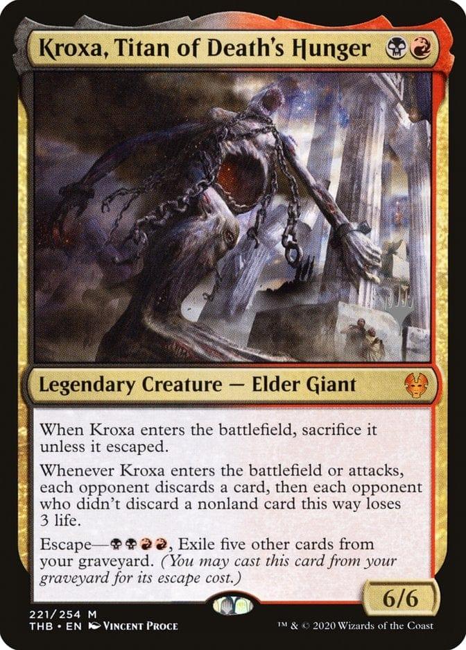 Magic: The Gathering MTG Single Kroxa, Titan of Death's Hunger (Promo Pack) [Theros Beyond Death Promos]