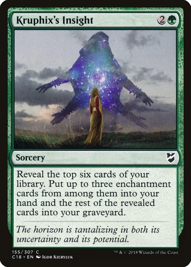 Magic: The Gathering MTG Single Kruphix's Insight [Commander 2018]