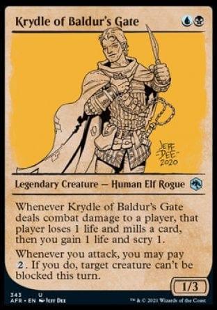 Magic: The Gathering MTG Single Krydle of Baldur's Gate (Showcase) [Dungeons & Dragons: Adventures in the Forgotten Realms]