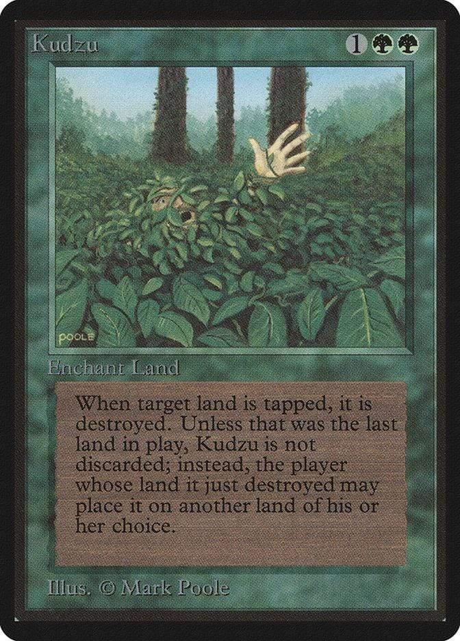 Magic: The Gathering MTG Single Kudzu [Limited Edition Beta]