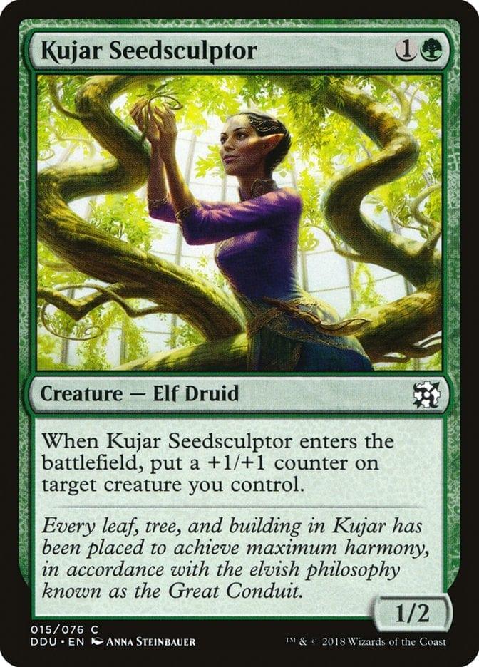 Magic: The Gathering MTG Single Kujar Seedsculptor [Duel Decks: Elves vs. Inventors]