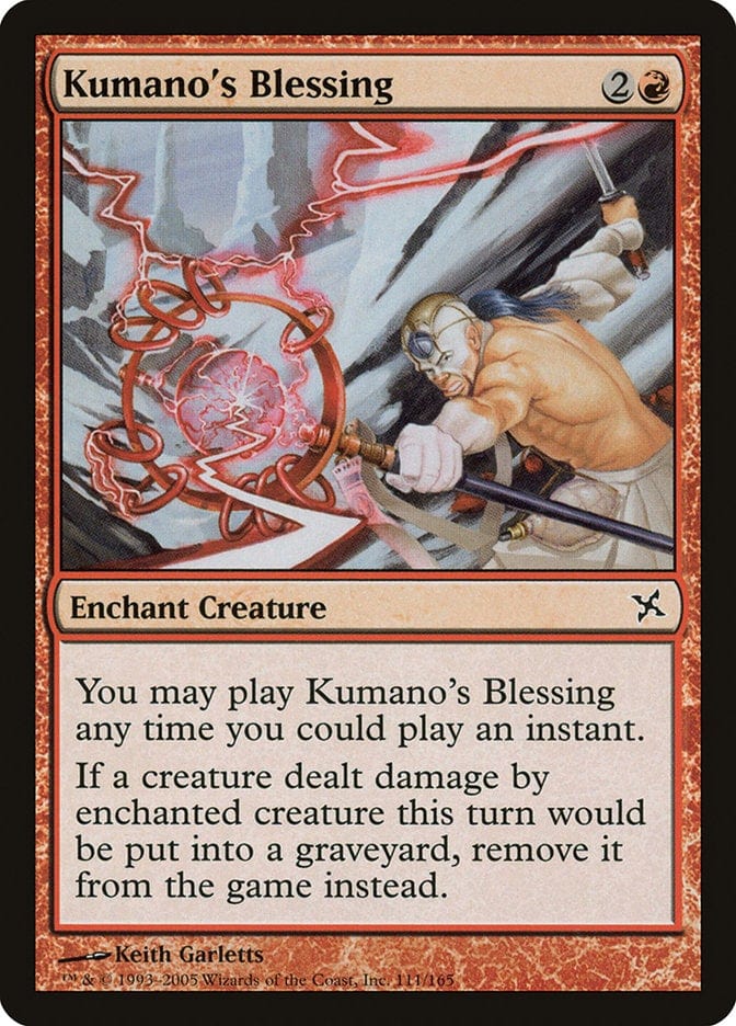 Magic: The Gathering MTG Single Kumano's Blessing [Betrayers of Kamigawa]