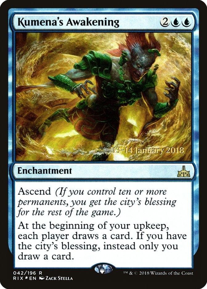 Magic: The Gathering MTG Single Kumena's Awakening [Rivals of Ixalan Prerelease Promos]