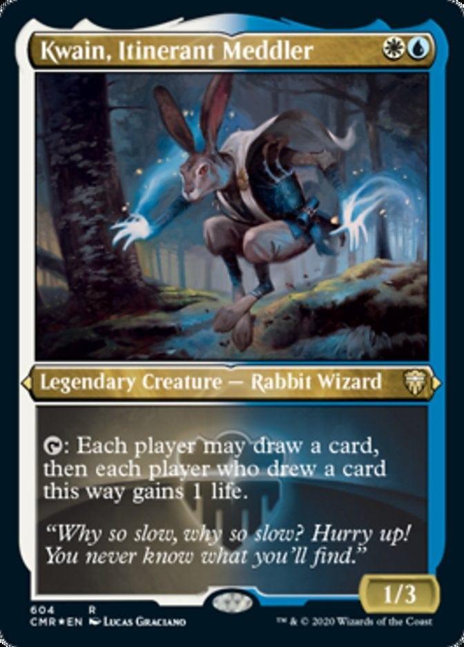Magic: The Gathering MTG Single Kwain, Itinerant Meddler [Commander Legends Etched]