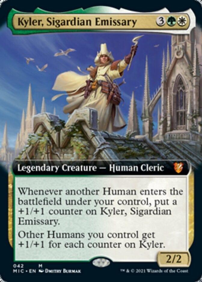 Magic: The Gathering MTG Single Kyler, Sigardian Emissary (Extended) [Innistrad: Midnight Hunt Commander]