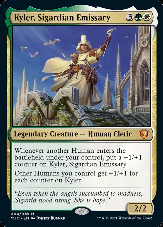 Magic: The Gathering MTG Single Kyler, Sigardian Emissary [Innistrad: Midnight Hunt Commander]