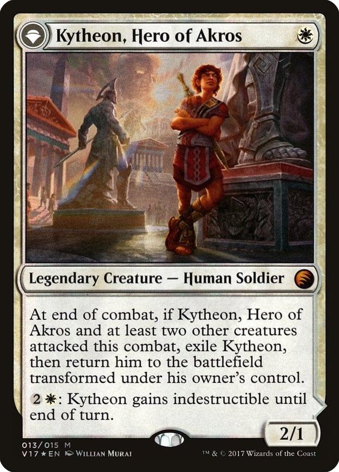 Magic: The Gathering MTG Single Kytheon, Hero of Akros // Gideon, Battle-Forged [From the Vault: Transform]