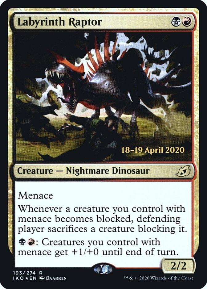 Magic: The Gathering MTG Single Labyrinth Raptor  [Ikoria: Lair of Behemoths Prerelease Promos]