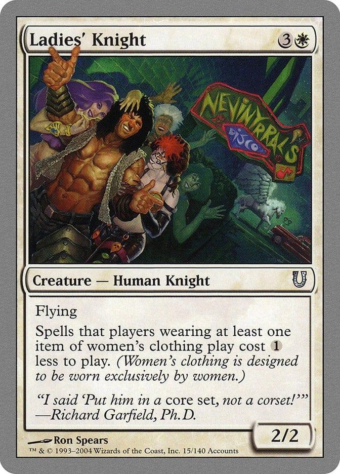 Magic: The Gathering MTG Single Ladies' Knight [Unhinged]