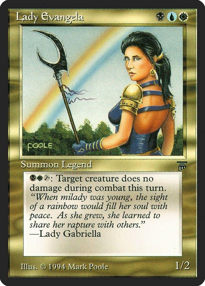 Magic: The Gathering MTG Single Lady Evangela [Legends]