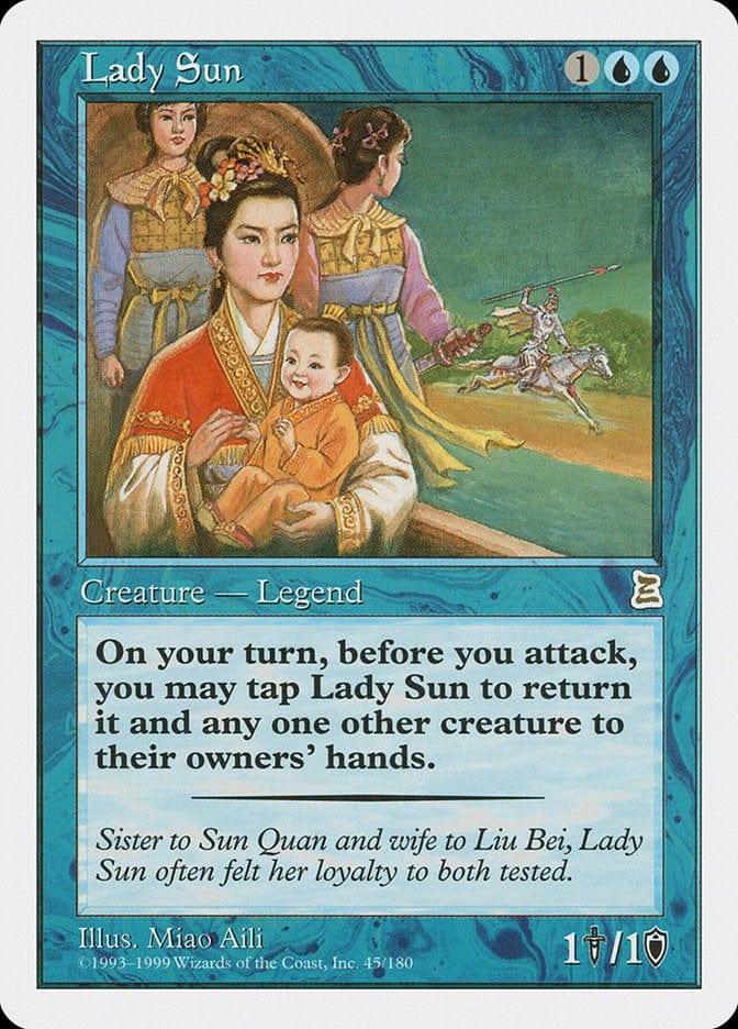Magic: The Gathering MTG Single Lady Sun [Portal Three Kingdoms]