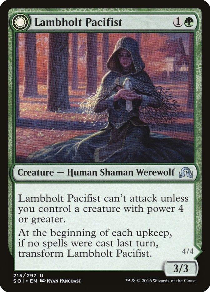 Magic: The Gathering MTG Single Lambholt Pacifist // Lambholt Butcher [Shadows over Innistrad]