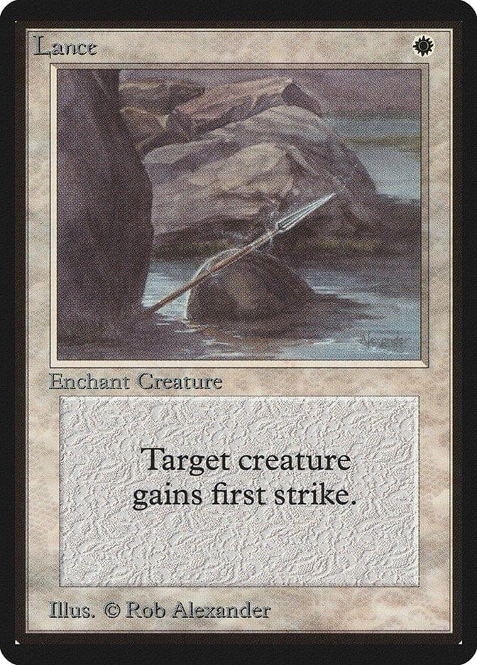 Magic: The Gathering MTG Single Lance [Limited Edition Beta]