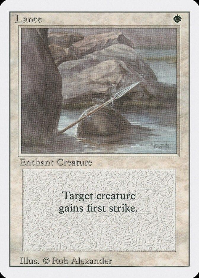Magic: The Gathering MTG Single Lance [Revised Edition]