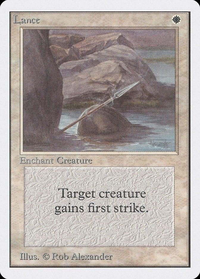 Magic: The Gathering MTG Single Lance [Unlimited Edition]