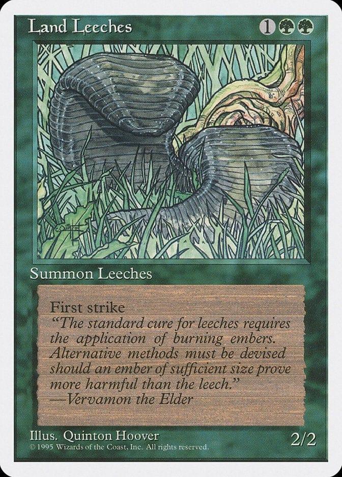 Magic: The Gathering MTG Single Land Leeches [Fourth Edition]