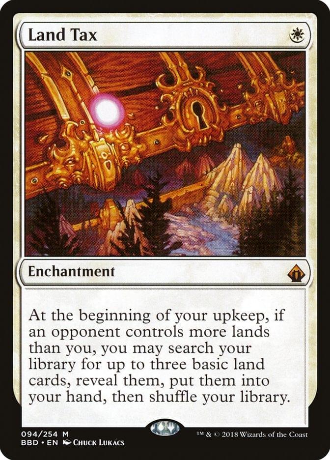 Magic: The Gathering MTG Single Land Tax [Battlebond]