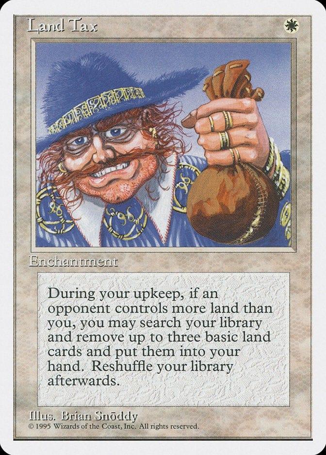 Magic: The Gathering MTG Single Land Tax [Fourth Edition]