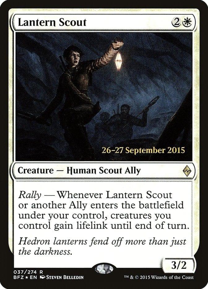 Magic: The Gathering MTG Single Lantern Scout  [Battle for Zendikar Prerelease Promos]
